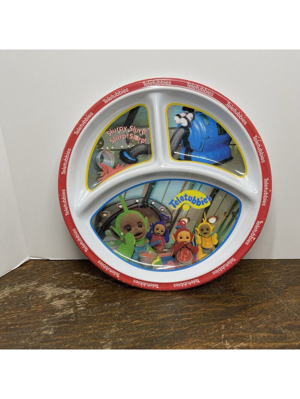 Teletubbies Divided Melamine Vintage Plate Zak Designs Dipsy Po Laa Tinky-Winky